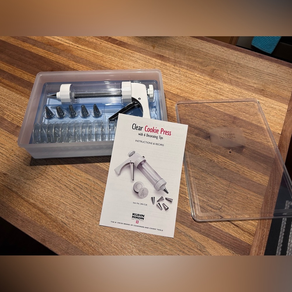 Kuhn Rikon Clear Cookie Press Set